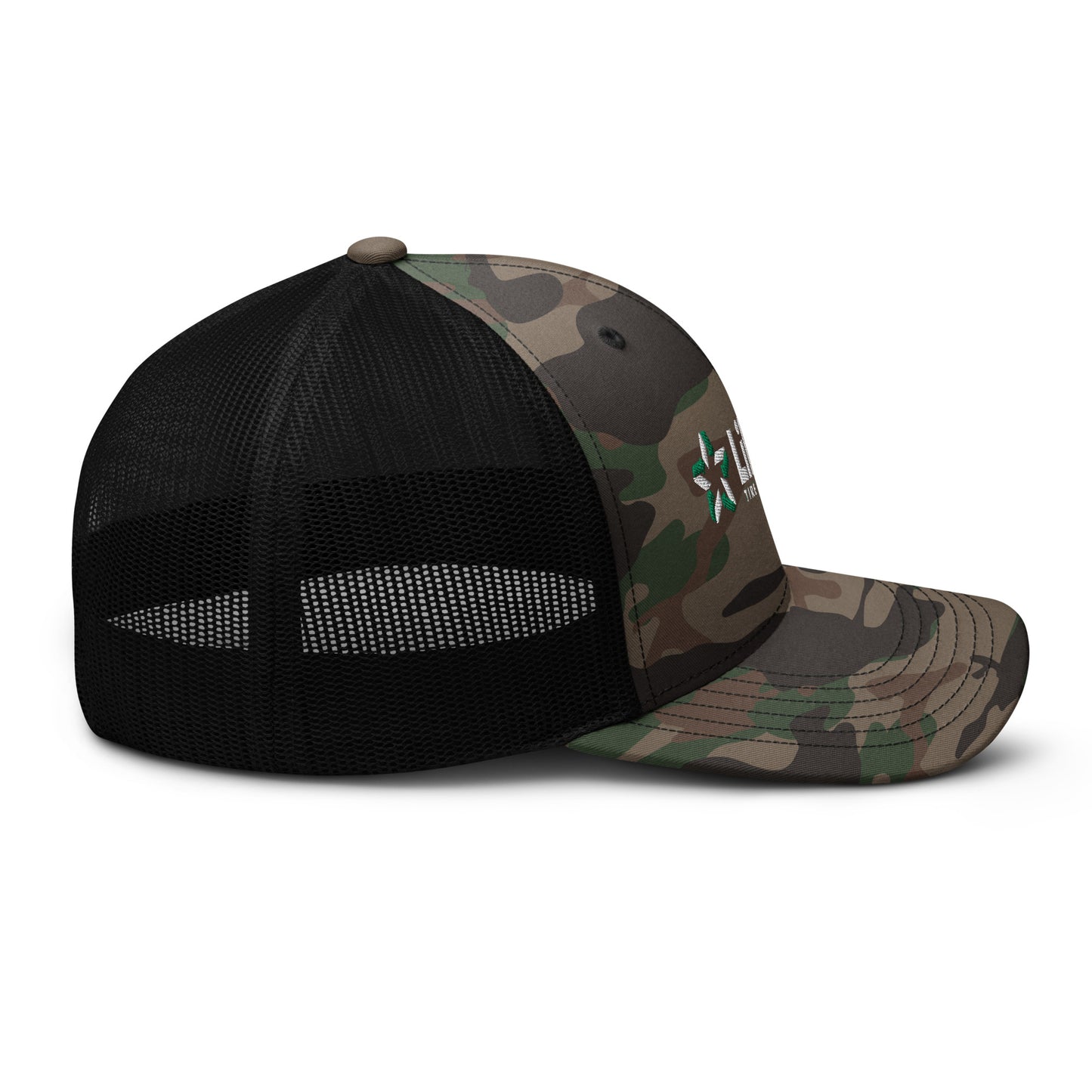 Liberty Tire Recycling Camouflage Trucker Hat