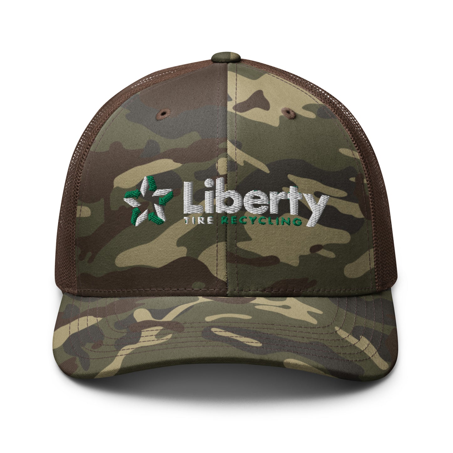 Liberty Tire Recycling Camouflage Trucker Hat