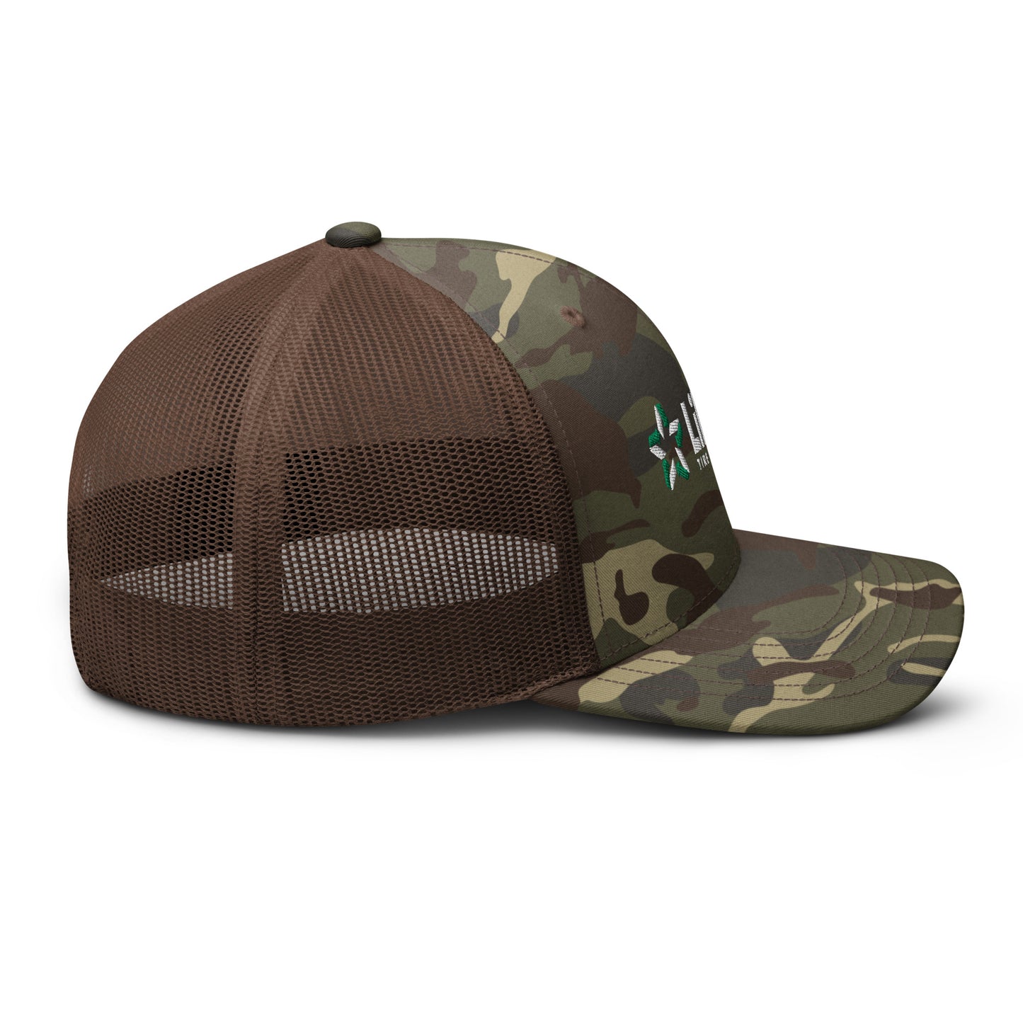 Liberty Tire Recycling Camouflage Trucker Hat