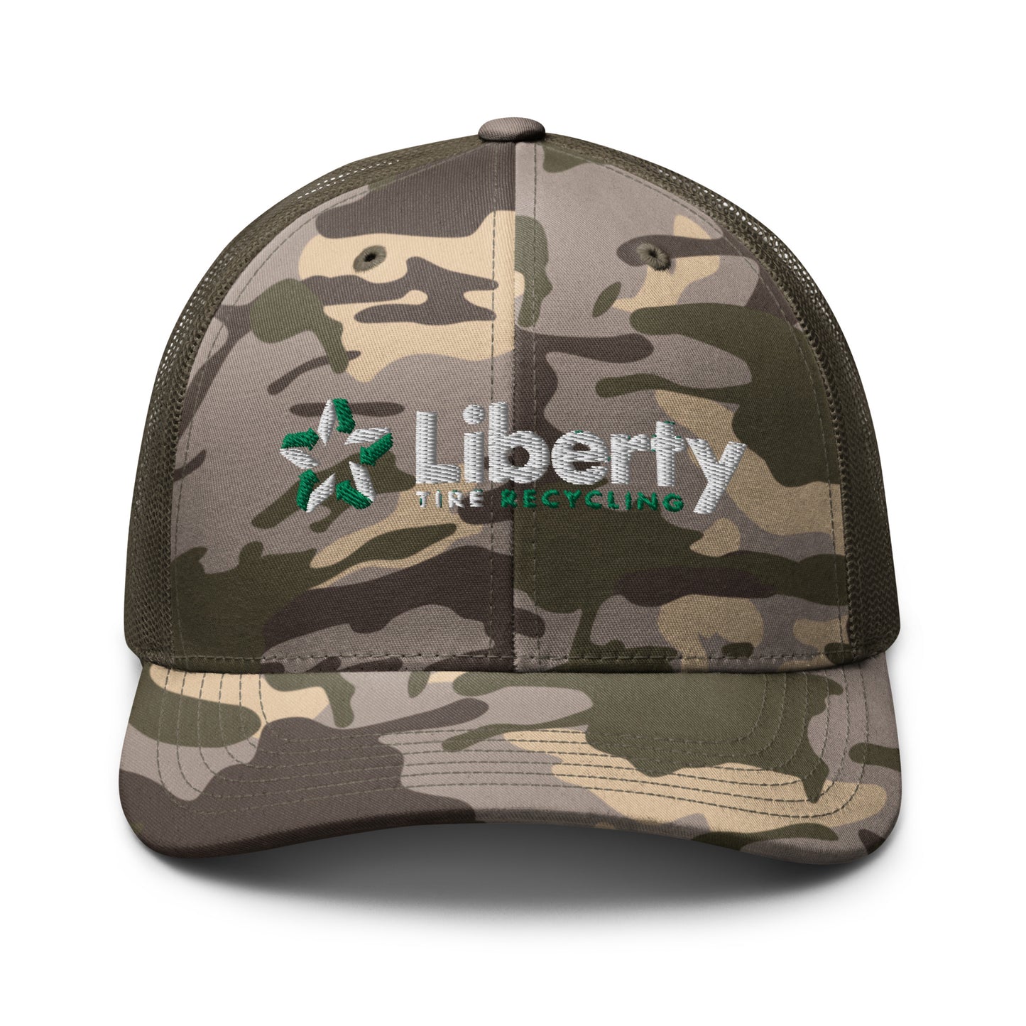 Liberty Tire Recycling Camouflage Trucker Hat