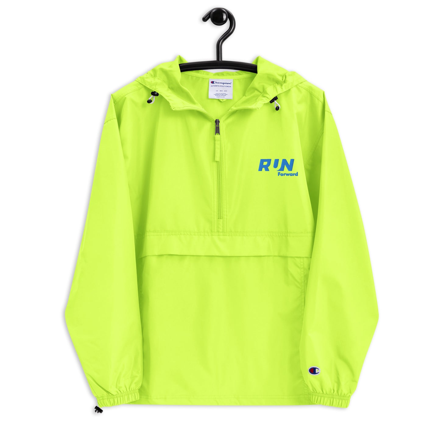 Windbreaker - Run Series - Packable Jacket - Safety Green