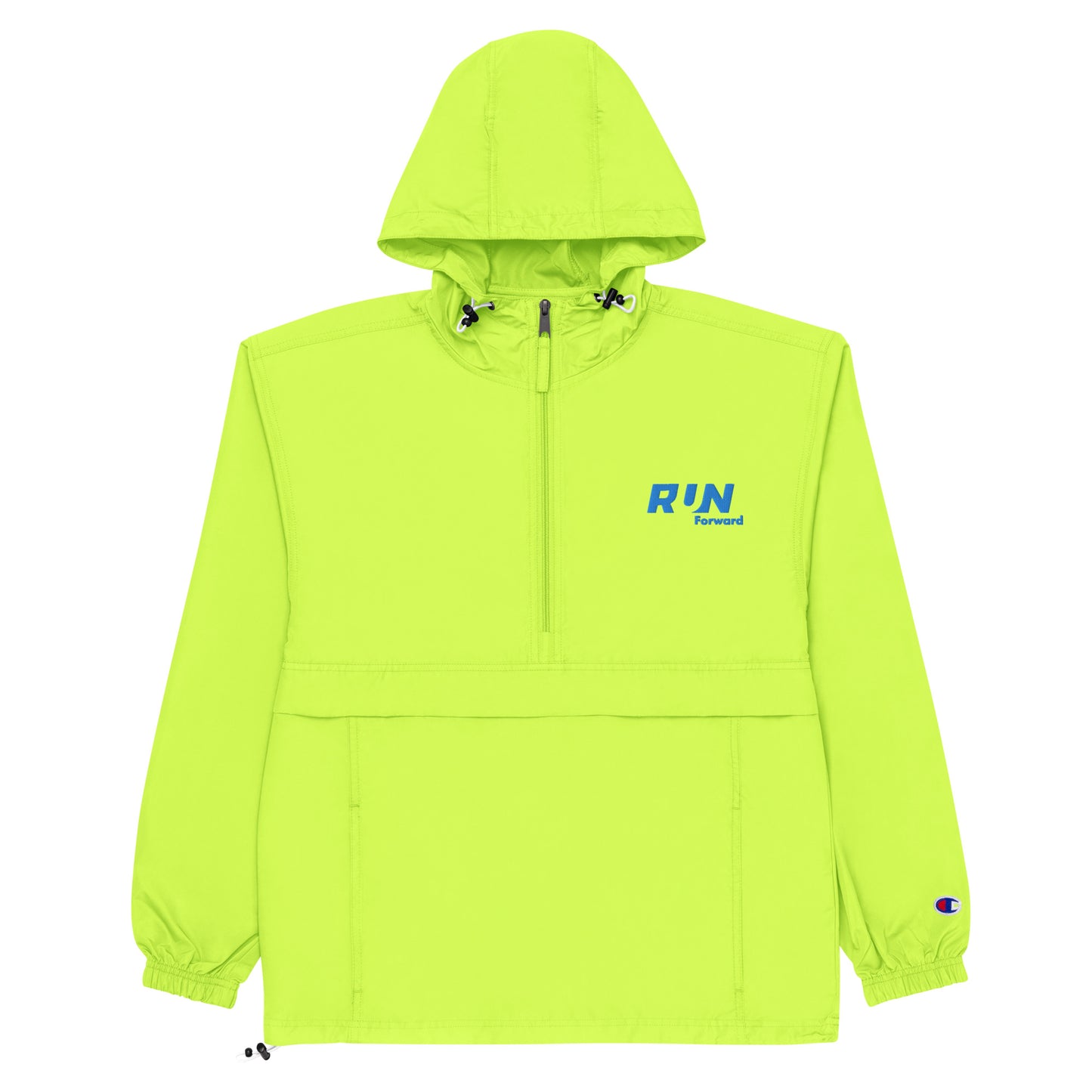 Windbreaker - Run Series - Packable Jacket - Safety Green