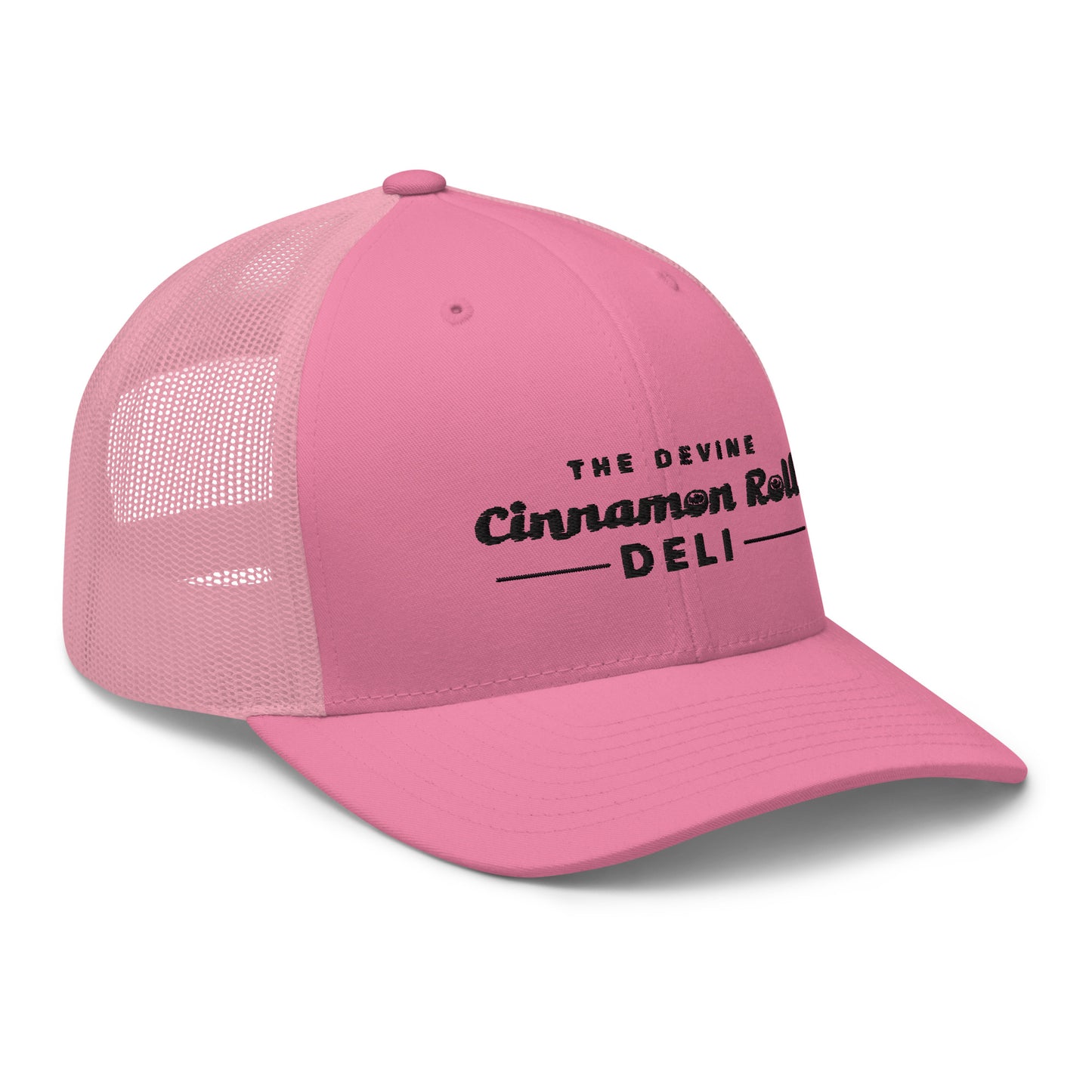 Devine Cinnamon Roll Deli - Trucker Hat - Black Logo