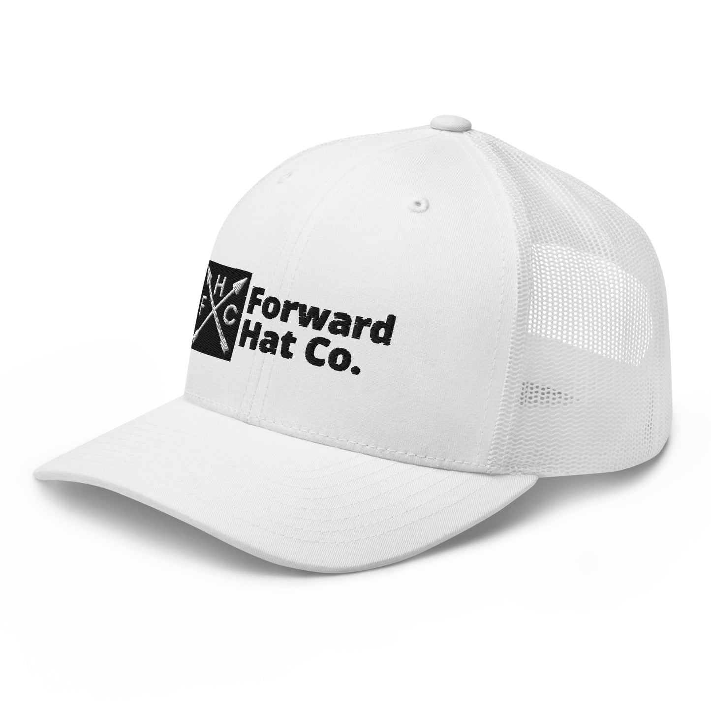 Trucker - Crossed Arrows - White w/black