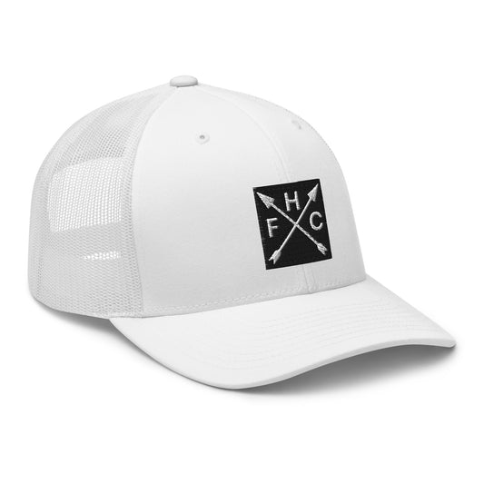 Trucker - FHC - White (black logo)