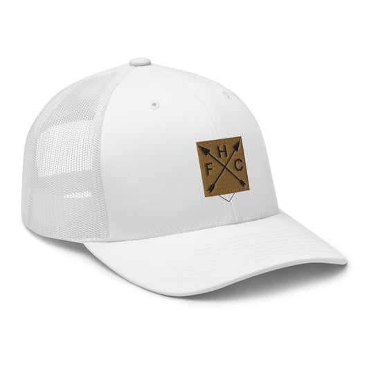 Trucker - FHC - White (brown logo)