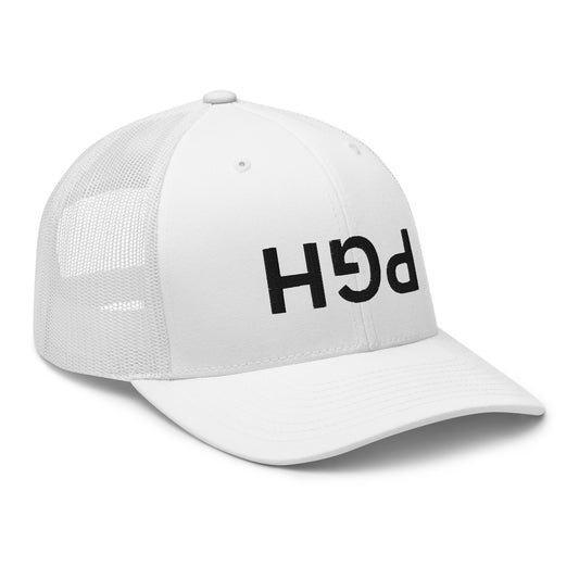 Inverted PGH Trucker - White