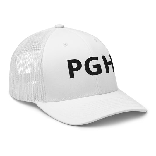 PGH Trucker Hat - Black Font - Multiple Colors