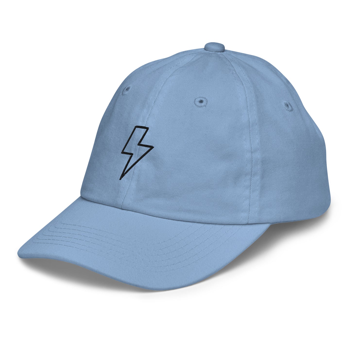 Kids Lightning Hat - Black Logo - 6 Colors