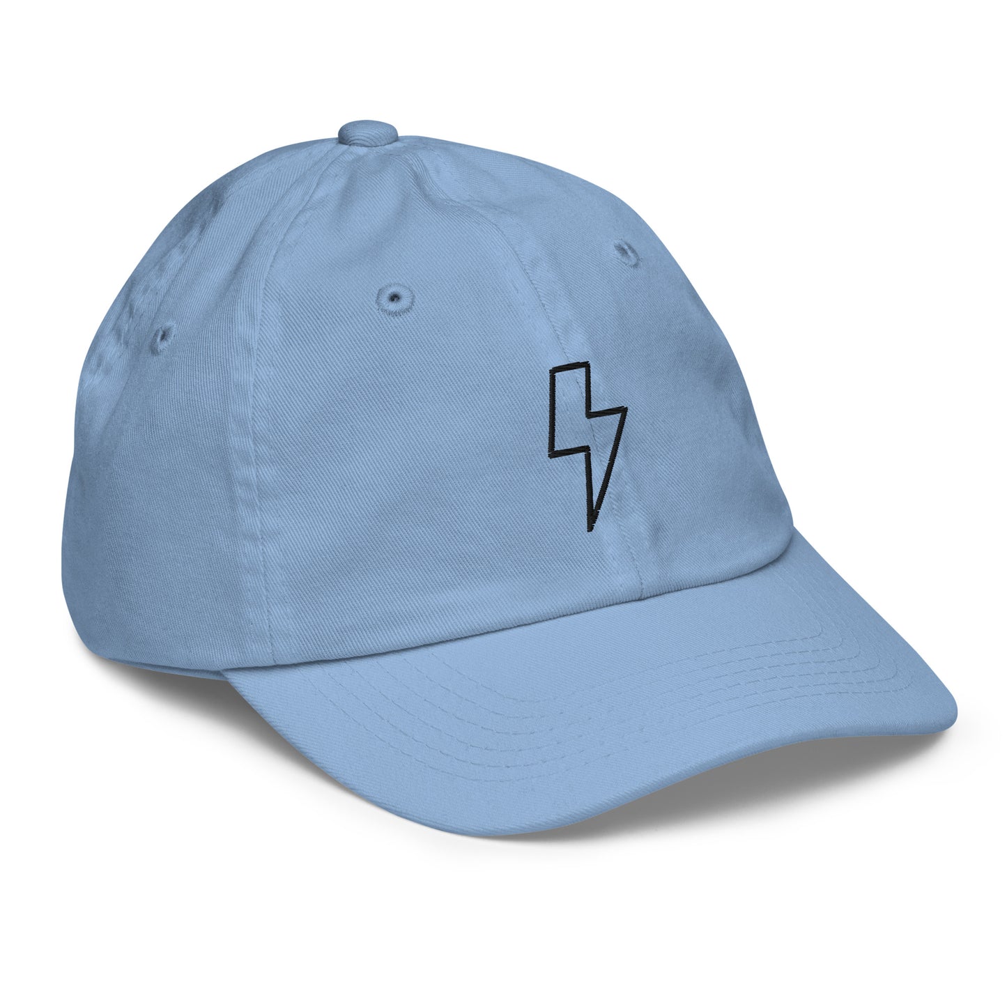 Kids Lightning Hat - Black Logo - 6 Colors