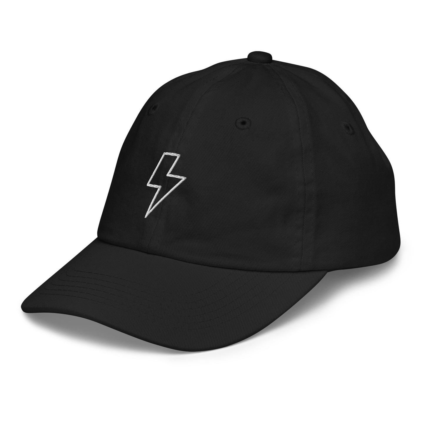 Kids Lightning Hat - White Logo - 5 Colors