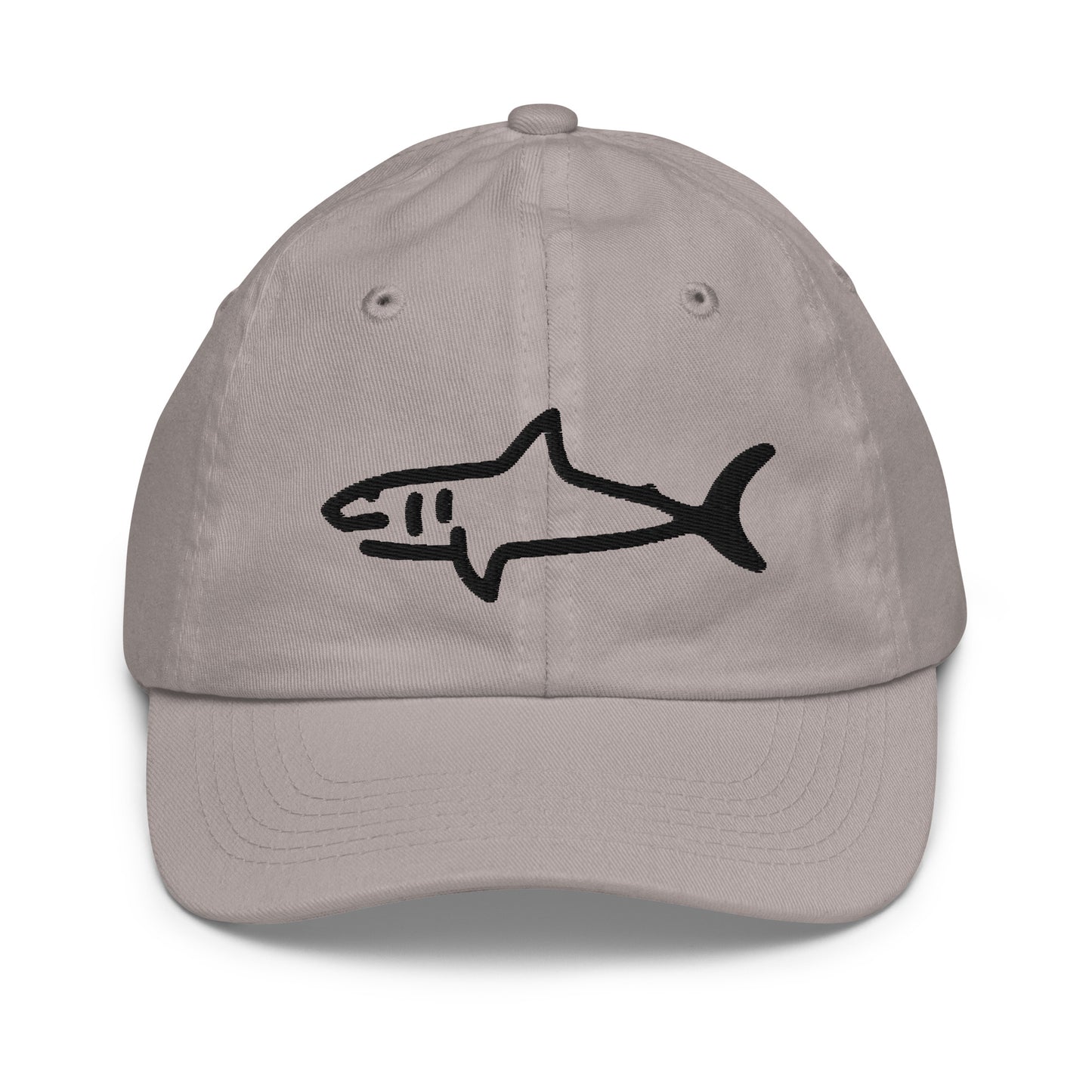 Kids Shark Hat - Black Logo - 6 Colors