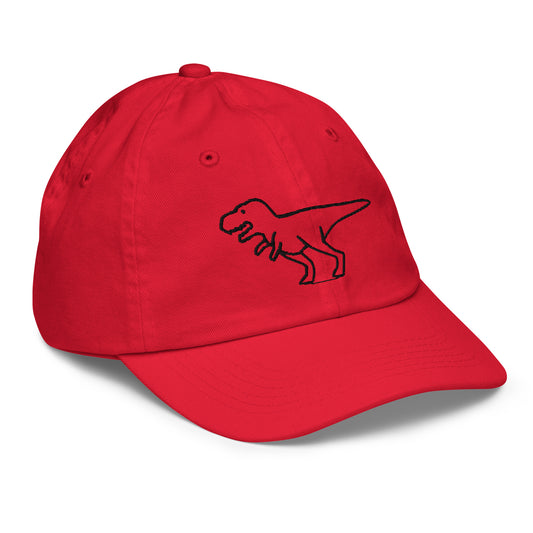 Kids Dino Hat - Black Logo - 6 Colors