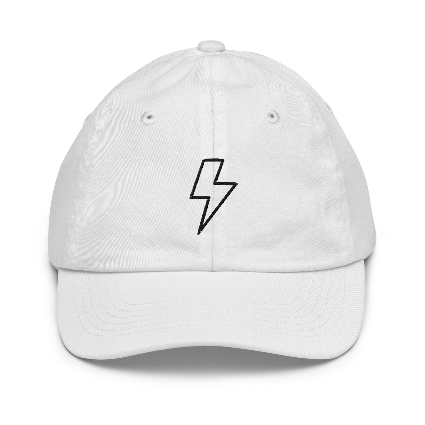 Kids Lightning Hat - Black Logo - 6 Colors