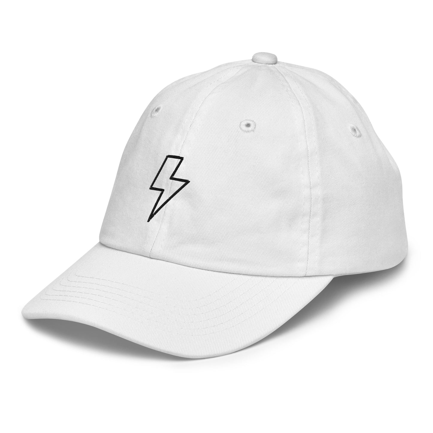 Kids Lightning Hat - Black Logo - 6 Colors