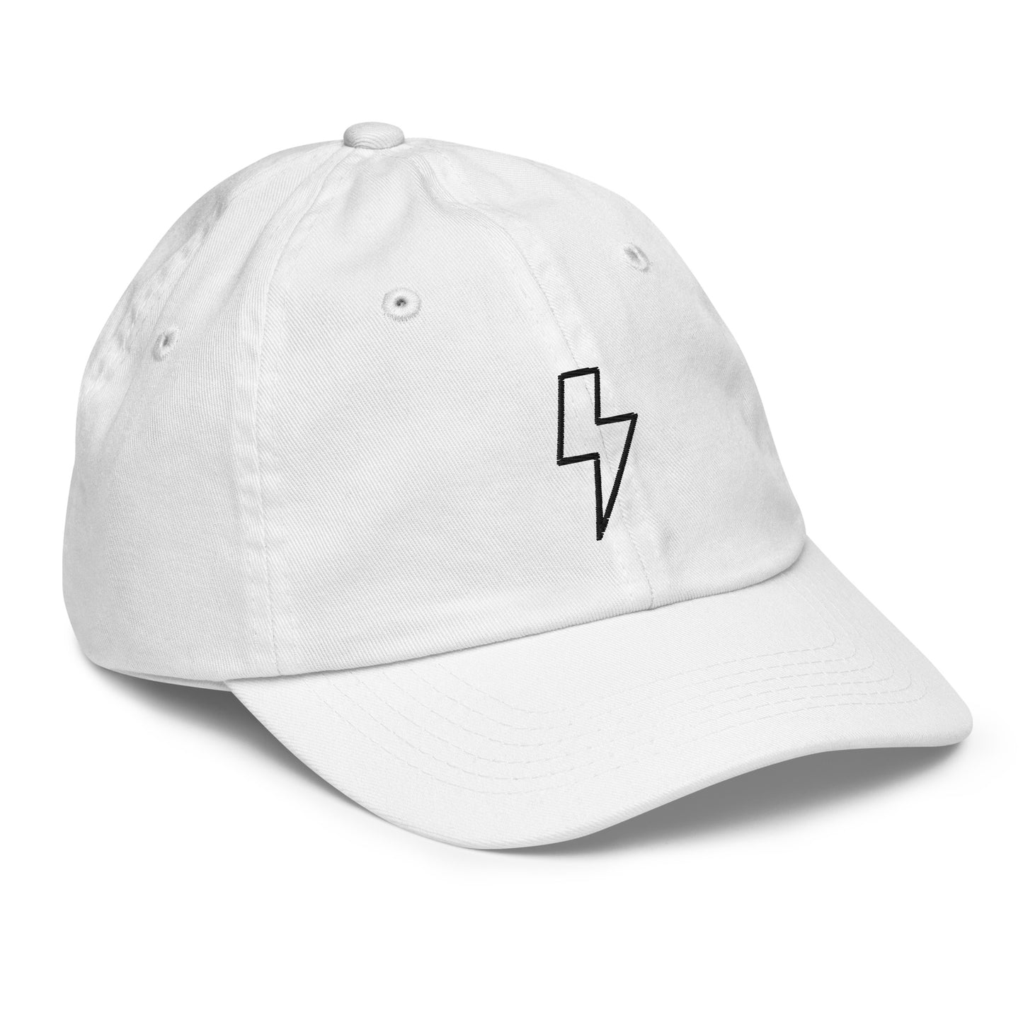 Kids Lightning Hat - Black Logo - 6 Colors